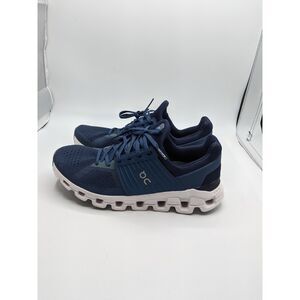 On Men's Cloudswift Sneakers, Denim | Midnight, 8 Medium US